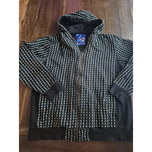 Beautiful Giant Black Skull Hoodie size XL - Picture 1 of 5